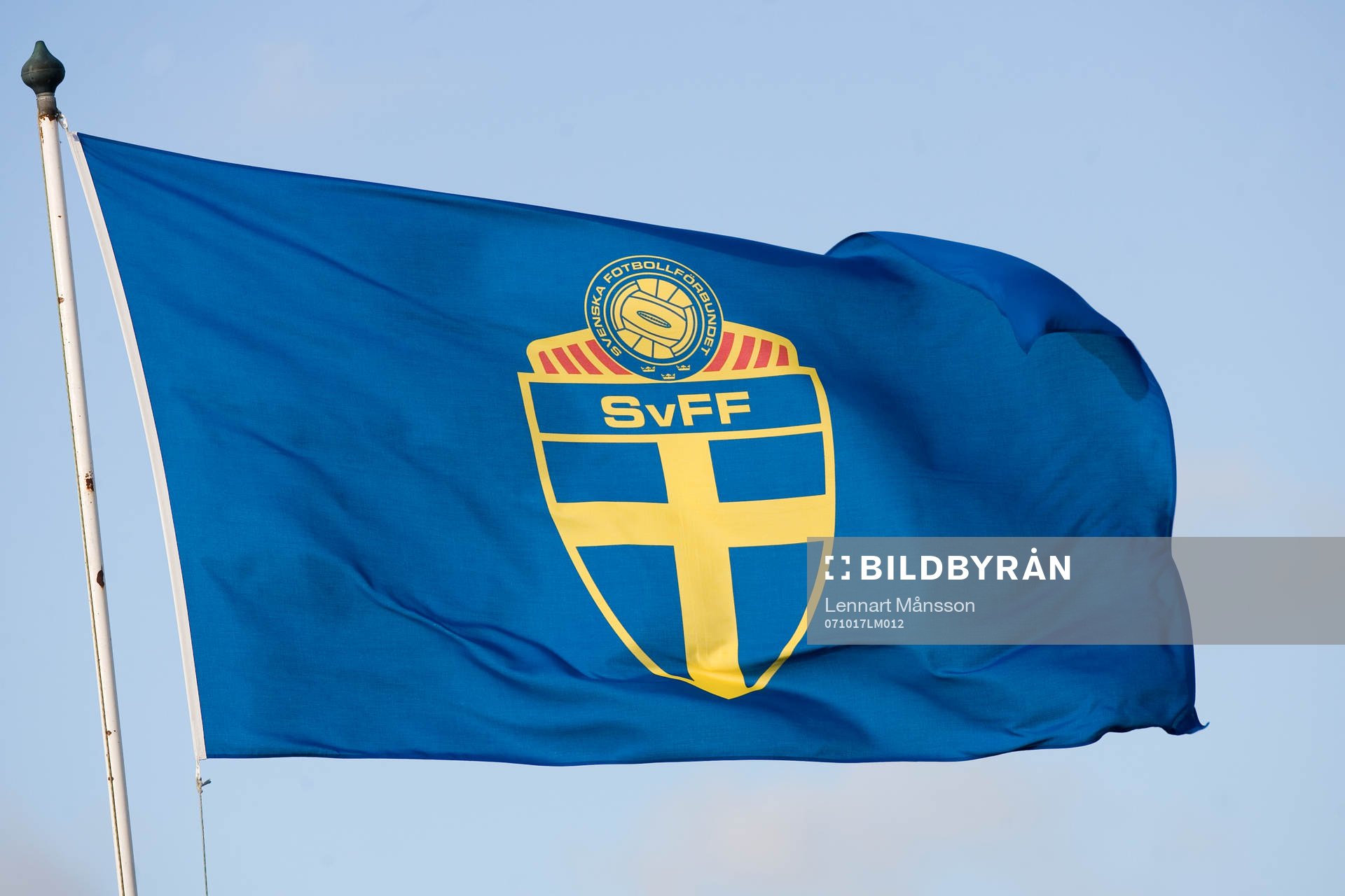 Flagga. Svenska Fotbollförbundet