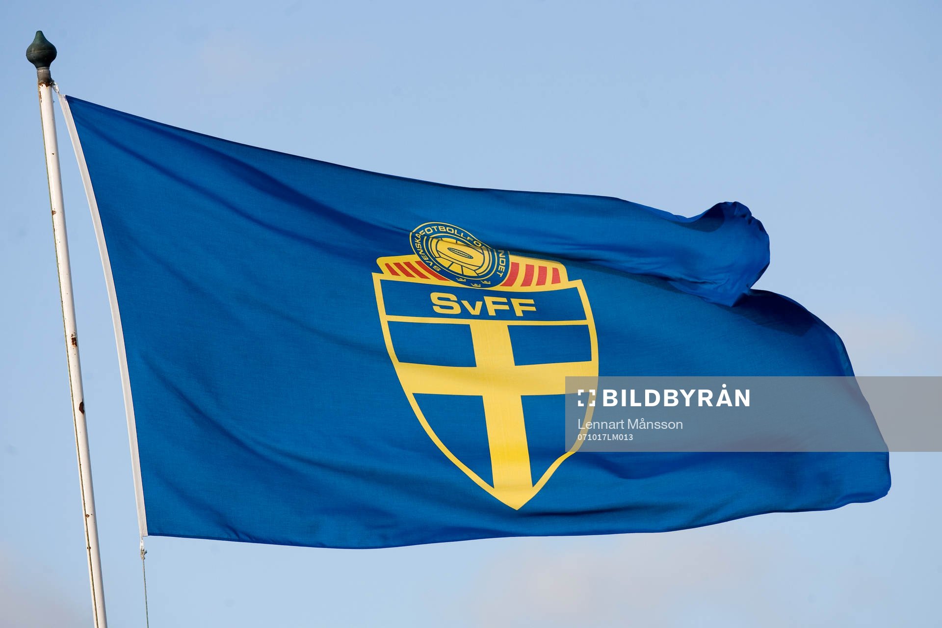 Flagga. Svenska Fotbollförbundet