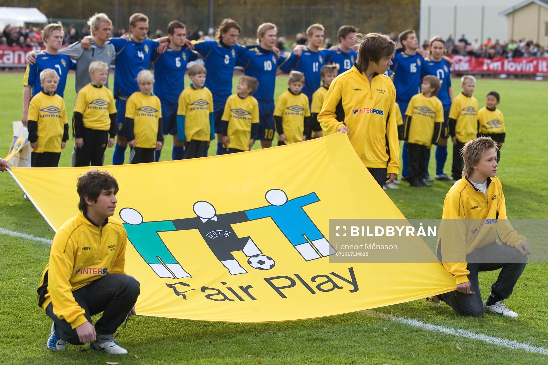 Laguppställning. Fair play