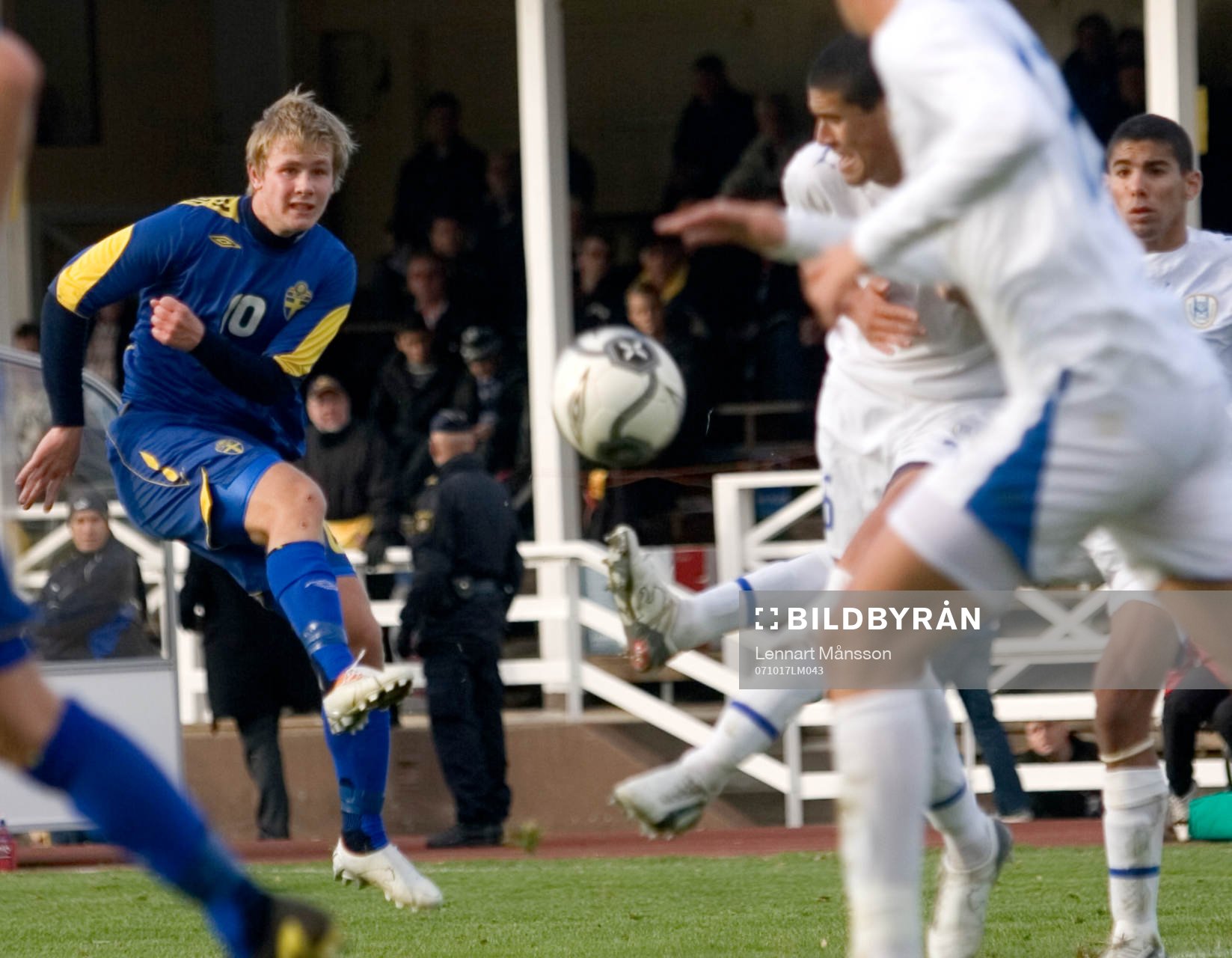 Fotboll, P18, landskamp, EM-kvalturnering pojkar födda