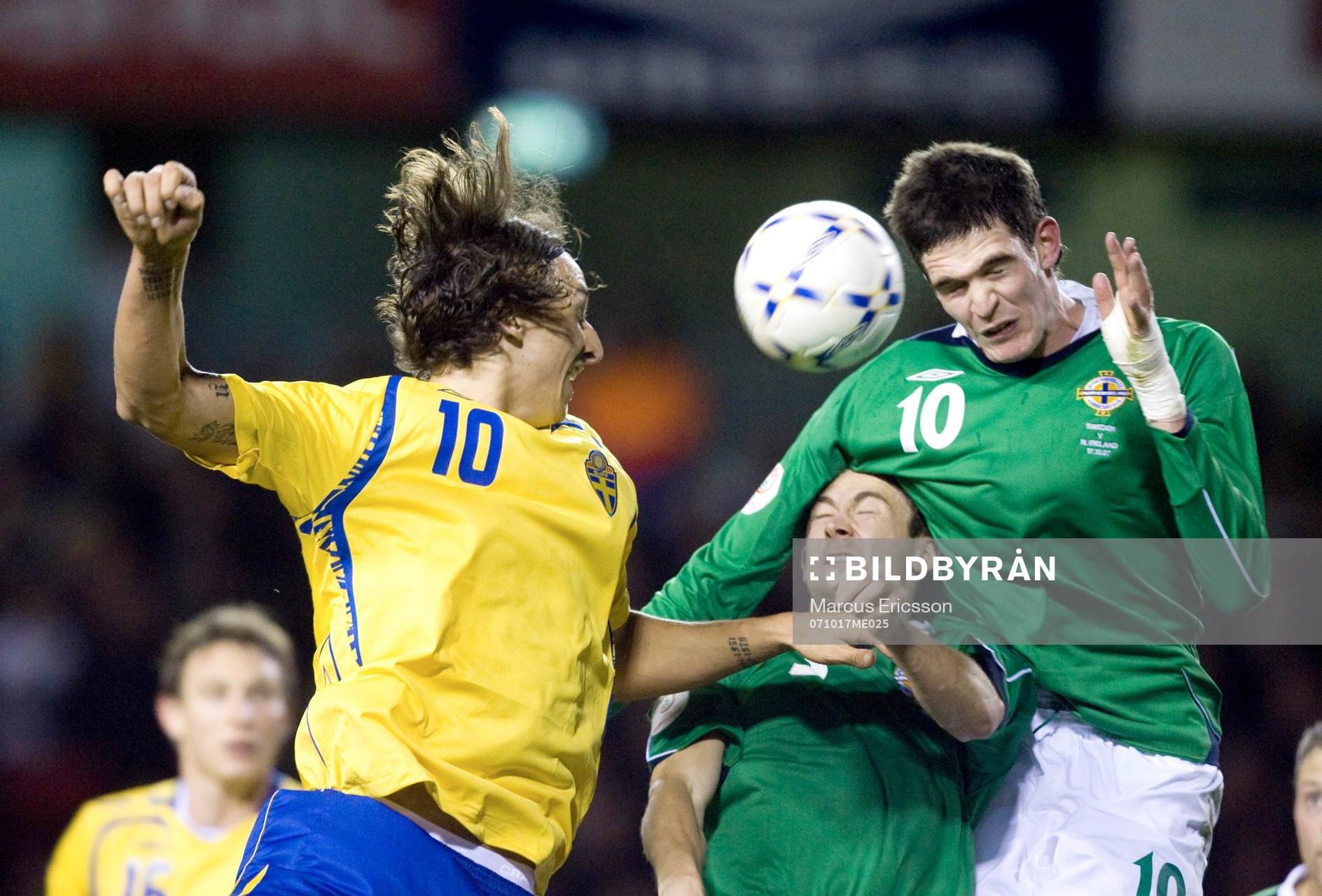 Zlatan Ibrahimovic, Sverige och Kyle Lafferty, Nordirland