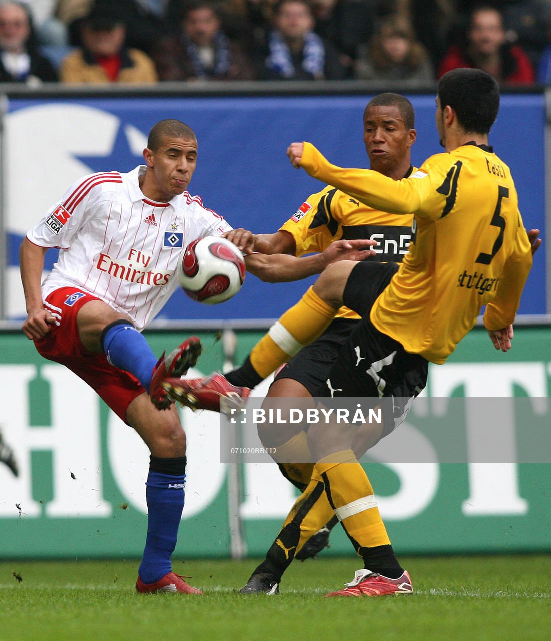  Mohamed Zidan, Hamburg, Davis Pisot och Serdar Tasci, Stuttgart.