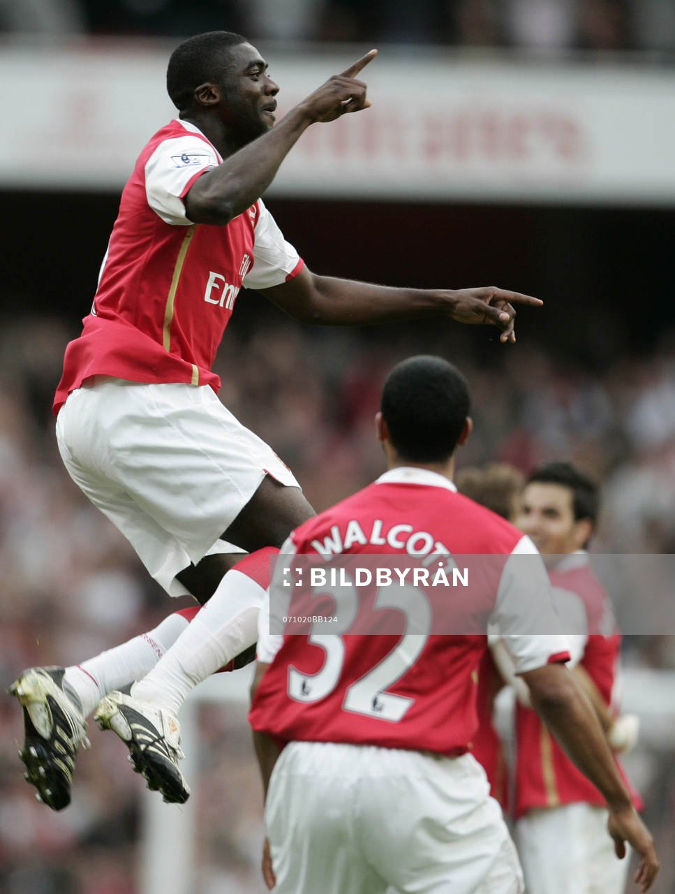 Kolo Toure, jubel