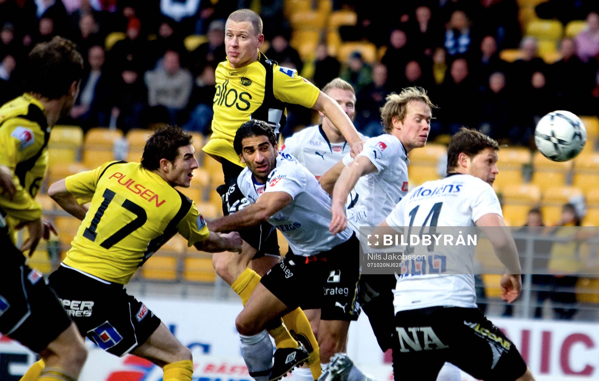  Andreas Augustsson, James Keene, Elfsborg, Agbar Barsom, Glenn Holgersson, Örebro.