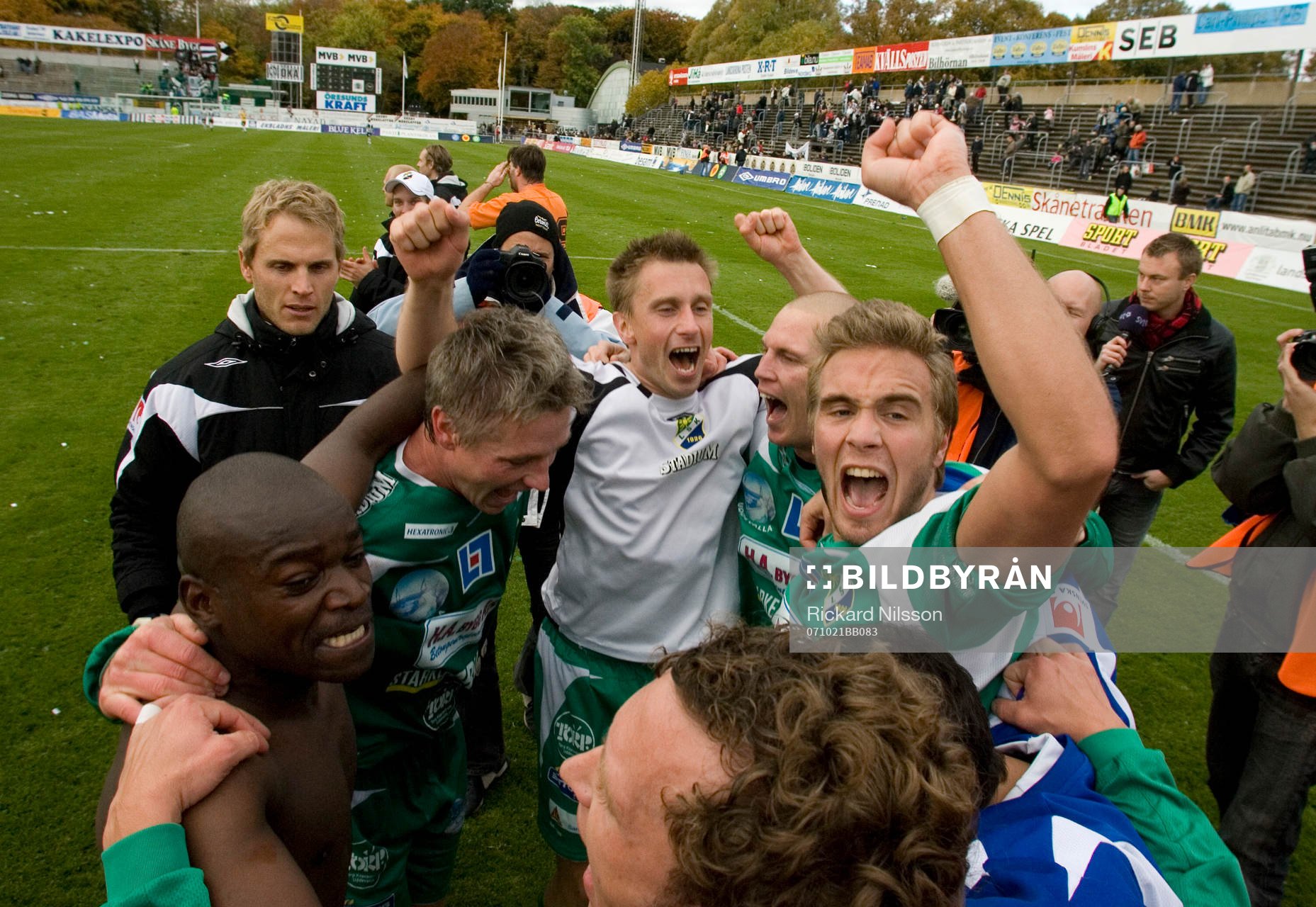 Ljungskile är klara för Allsvenskan, jubel, glädje