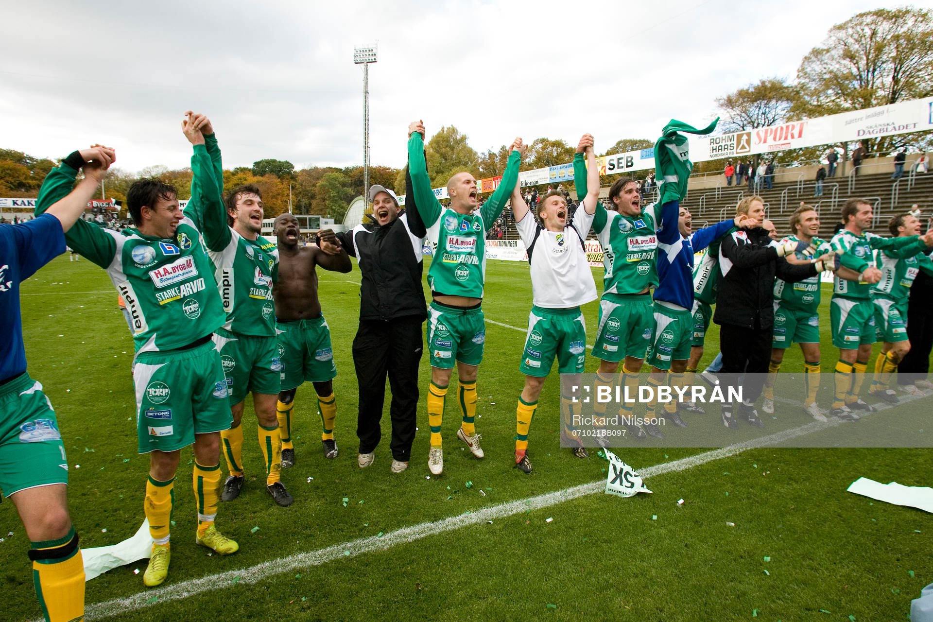 Ljungskile är klara för Allsvenskan, jubel, glädje
