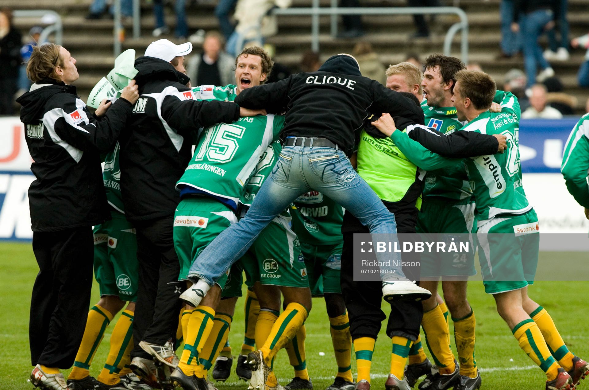 Ljungskile är klara för Allsvenskan, jubel, glädje