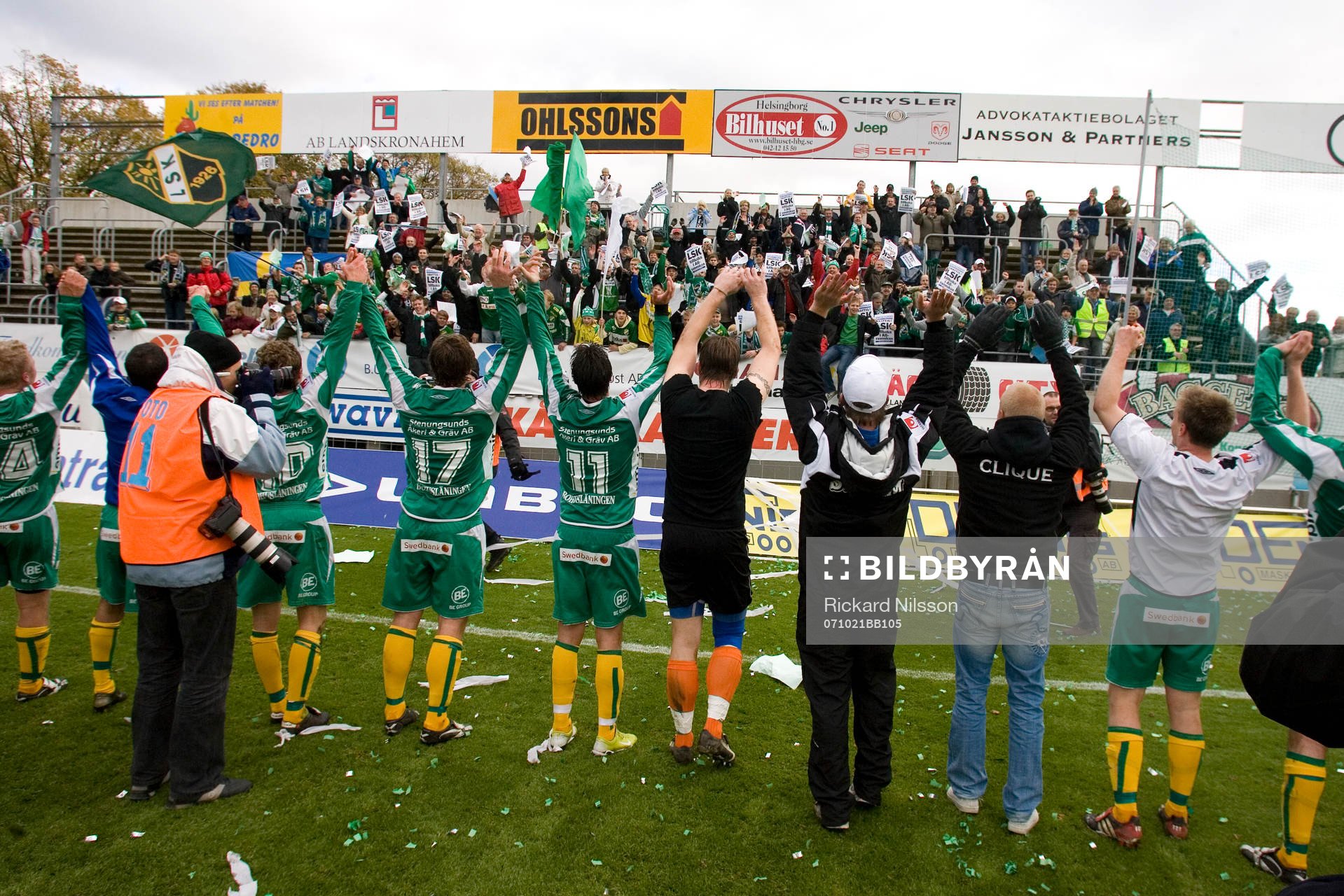 Ljungskile är klara för Allsvenskan, jubel, glädje