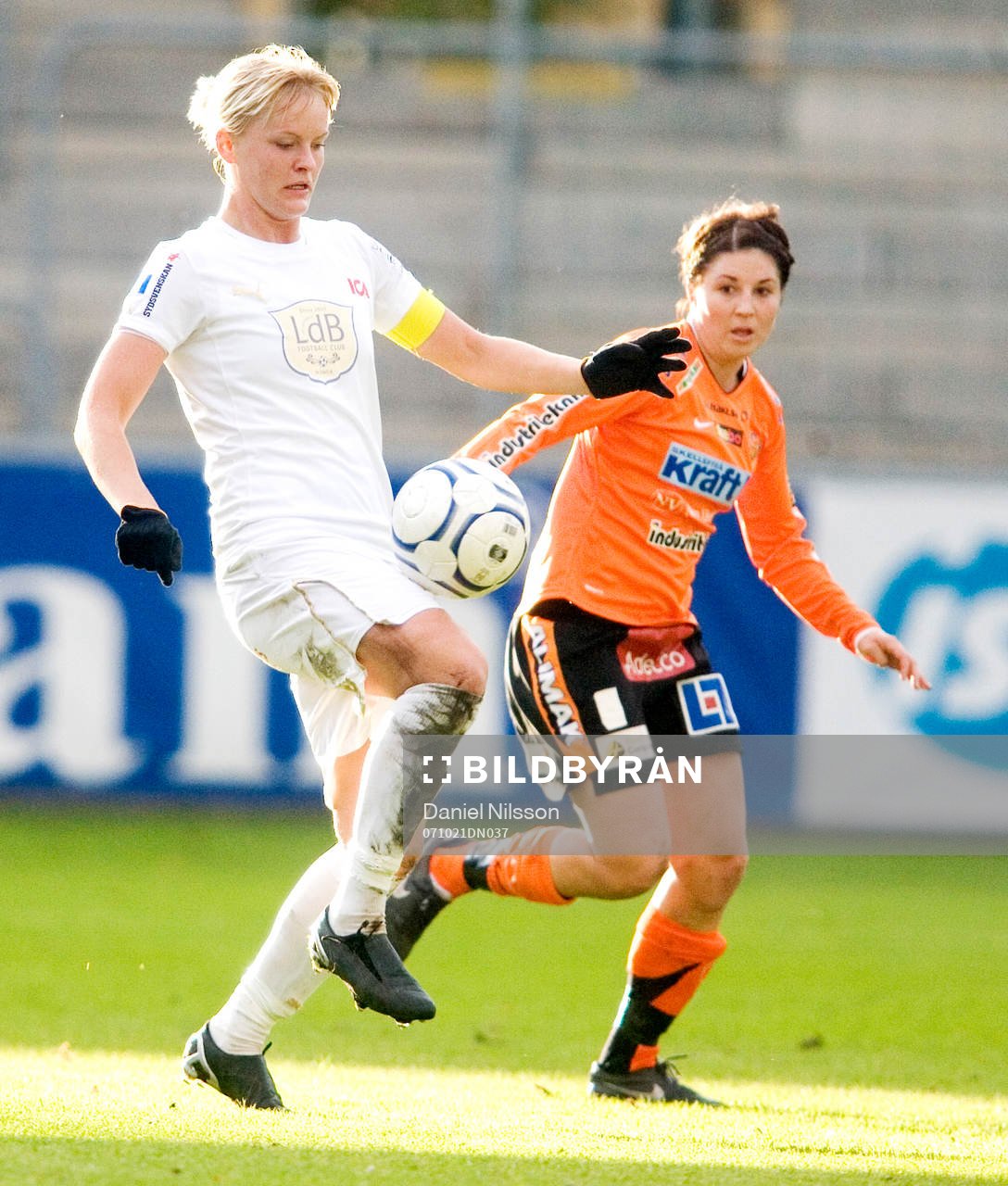 Nilla Fischer,  LDB och Kicki VIklund, Sunnanå