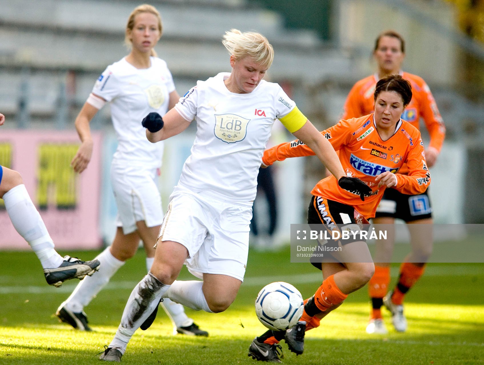 Nilla Fischer,  LDB och Kicki VIklund, Sunnanå