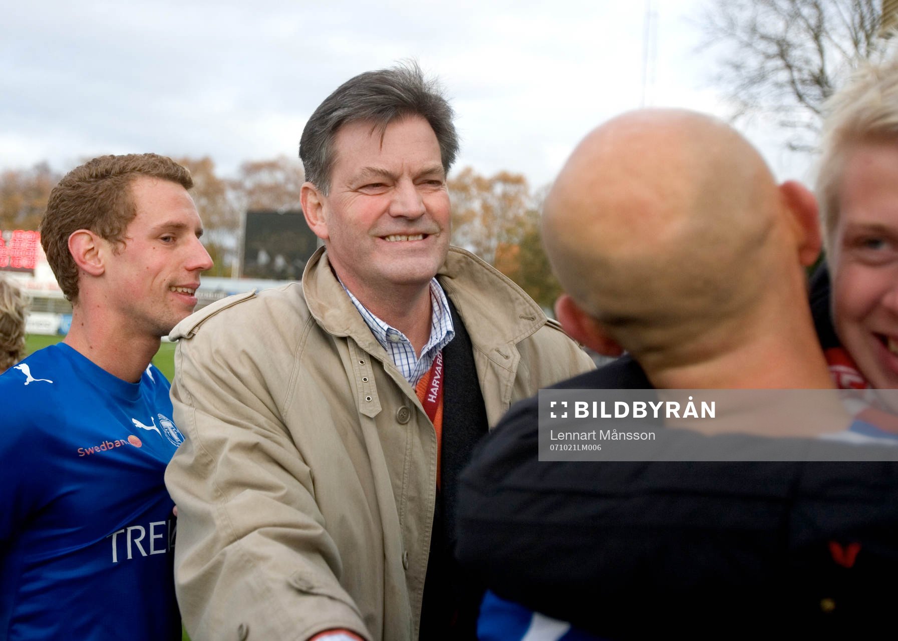 Per-Anders Abrahamsson, ordförande, Trelleborg, lycklig