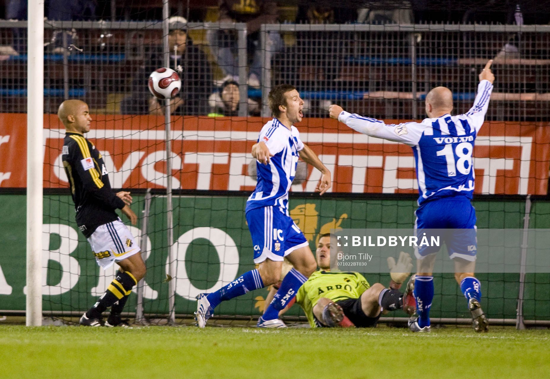 Mattias Bjärsmyr, IFK Göteborg, jubel