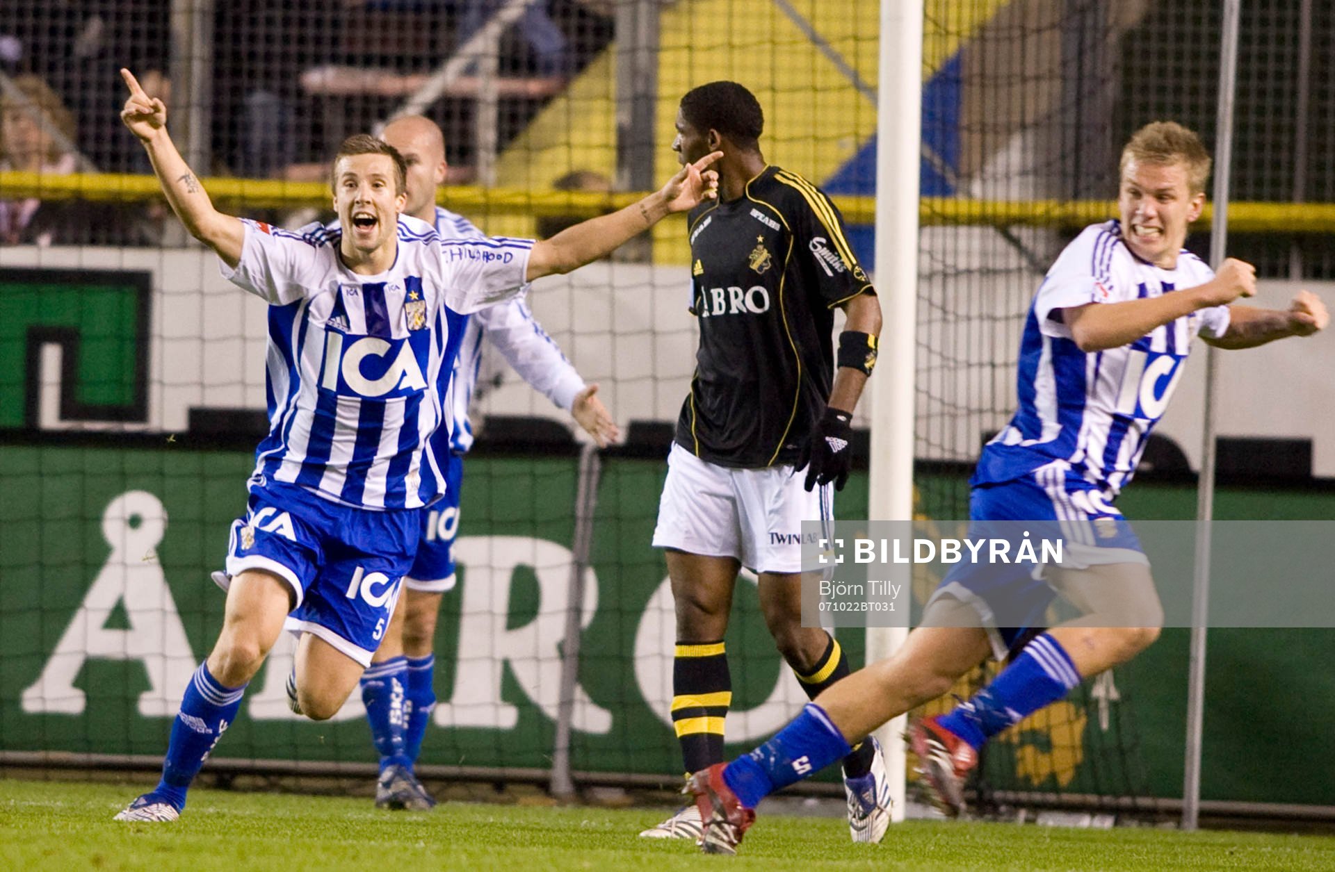 Mattias Bjärsmyr, IFK Göteborg, jubel