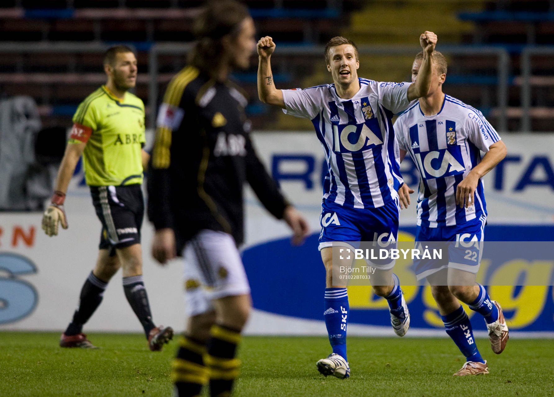 Mattias Bjärsmyr, IFK Göteborg, jubel