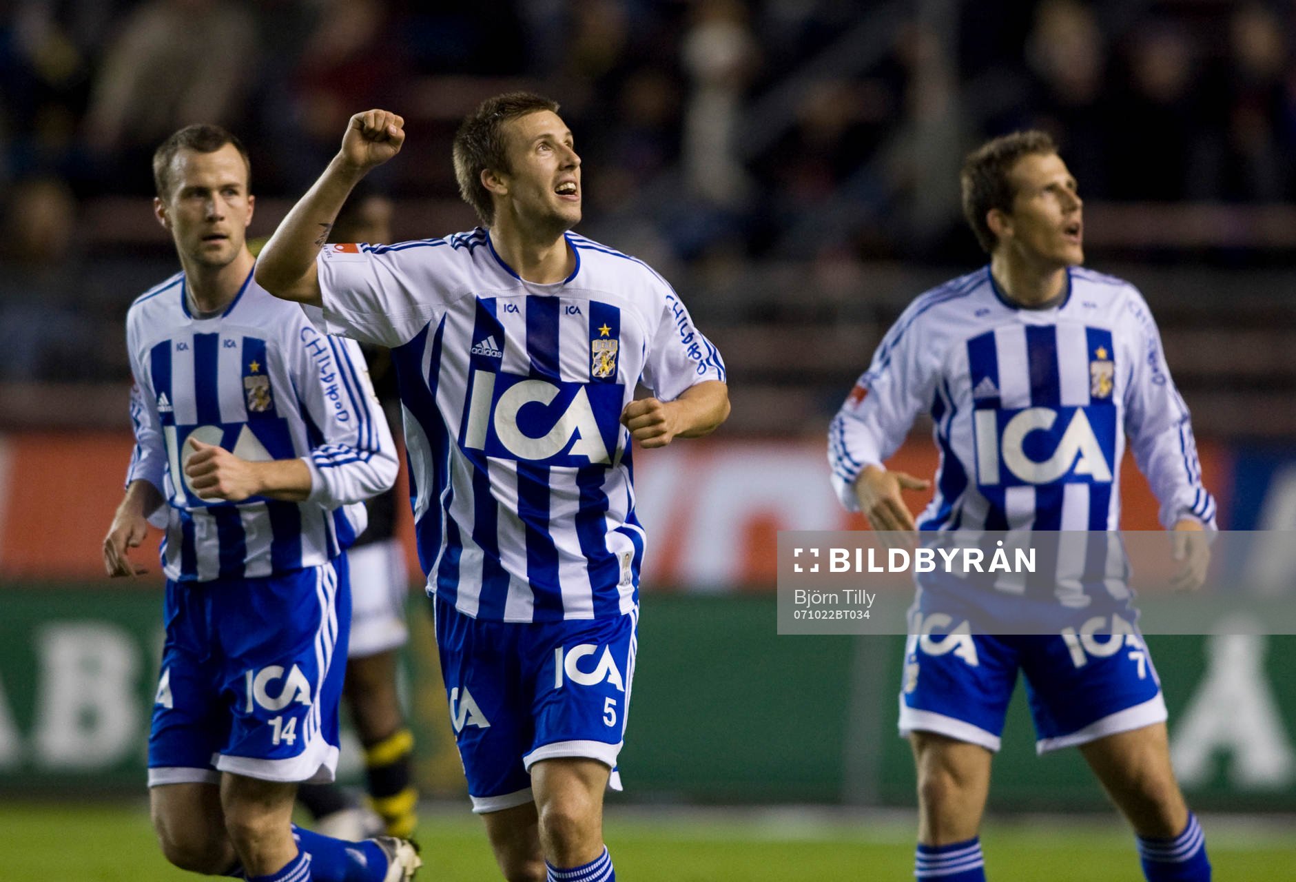 Hjálmar Jónsson, IFK Göteborg, Mattias Bjärsmyr och
