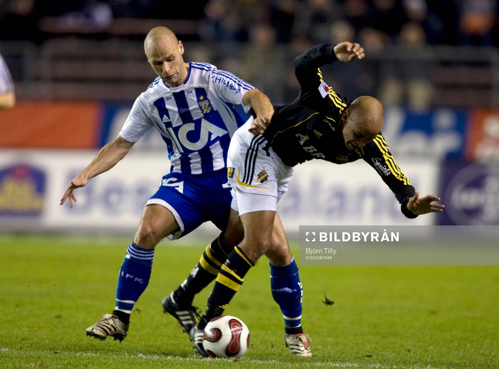 Thomas Olsson, IFK Göteborg och Jimmy Tamandi, AIK