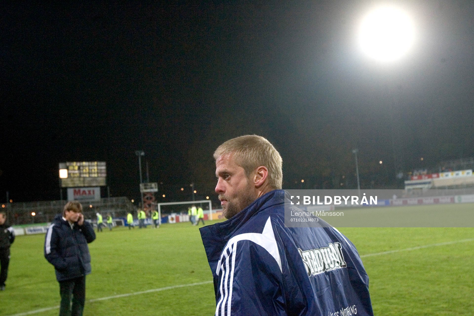 Siggi Jonsson, tränare och Bosse Andersson, klubbdirektör