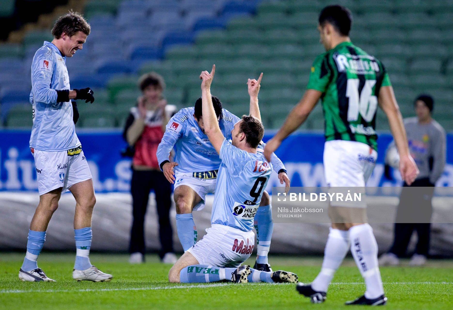 Niklas Skoog, Malmö FF, jubel