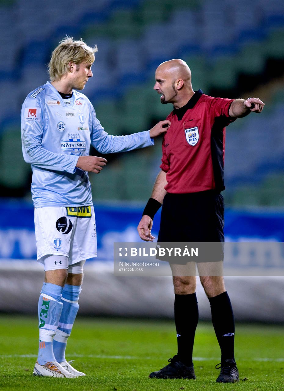 Ola Toivonen, Malmö FF, Stefan Johannesson, domare