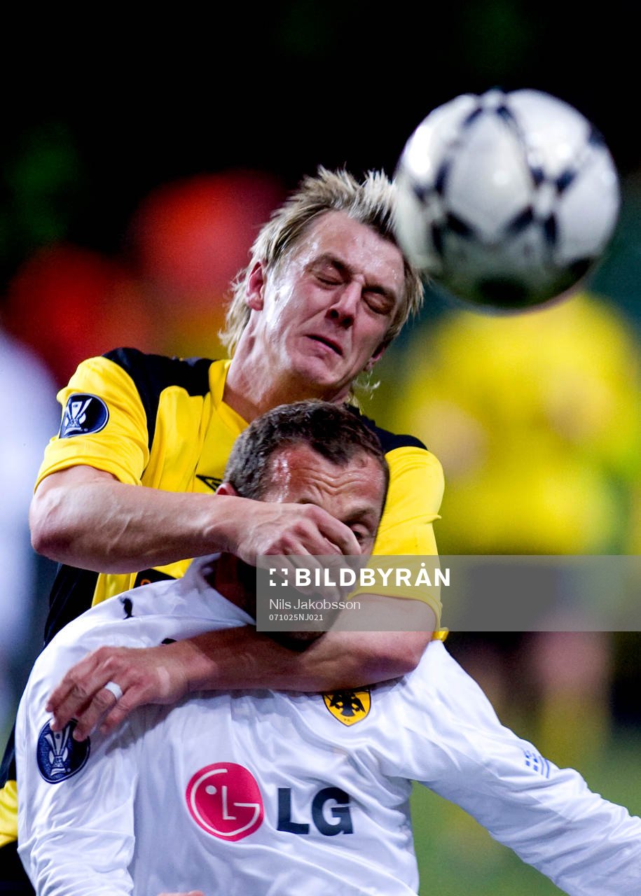 Mathias Svensson, Elfsborg, Christos Bourbos, AEK Aten