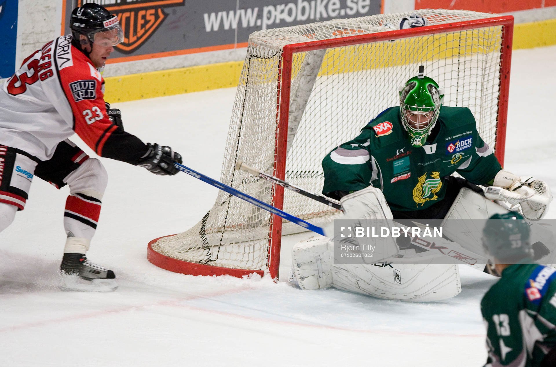 Mikael Wahlberg, Malmö och Henrik Karlsson, målvakt,