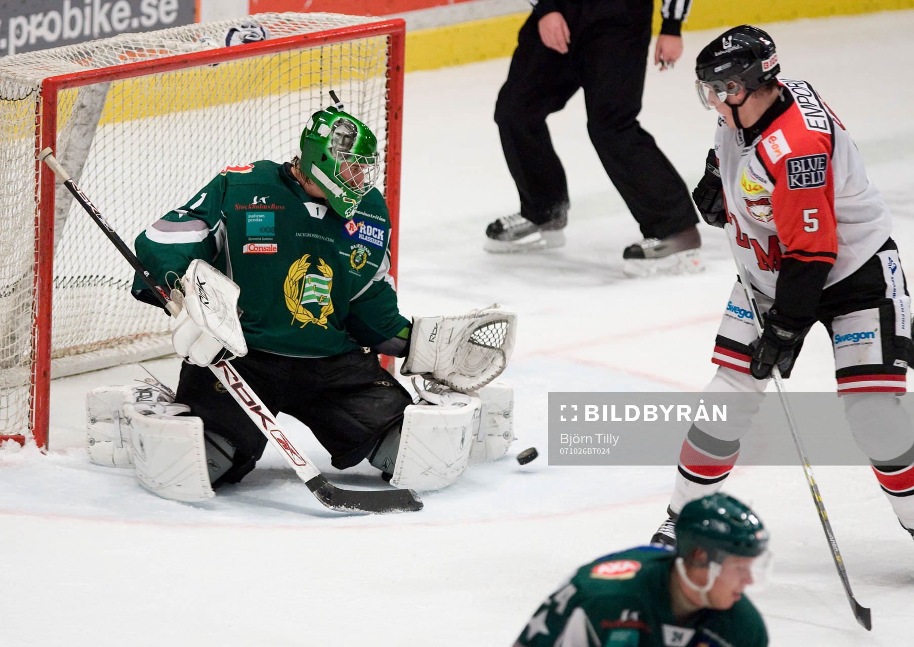 Henrik Karlsson, målvakt, Hammarby och Johan Björk, Malmö