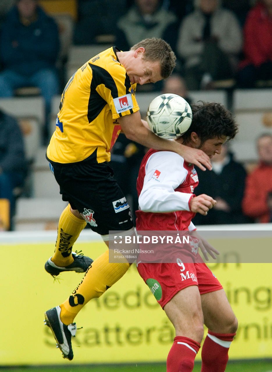  Tobias Johansson och Pawel Mendel.