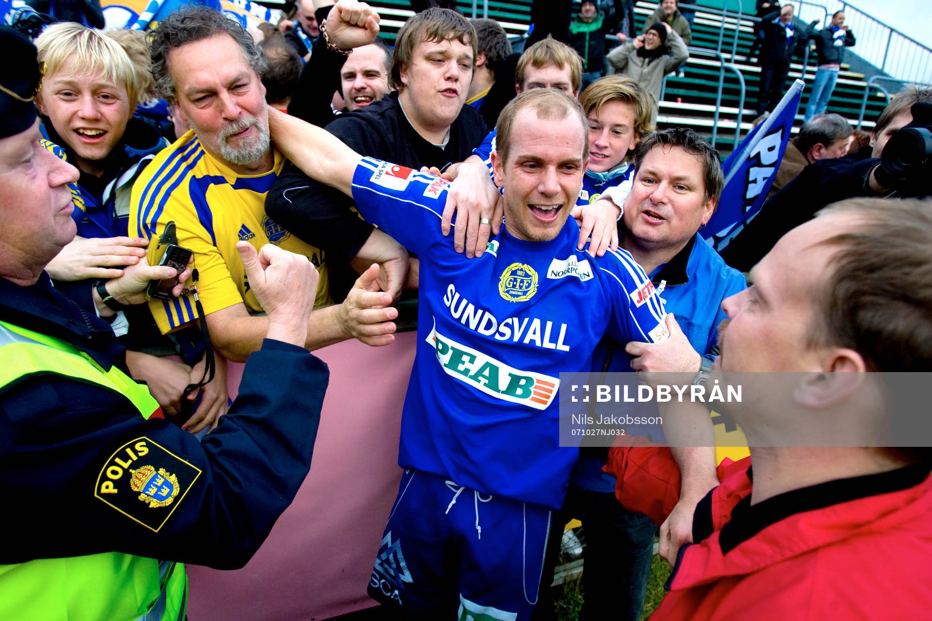 Johan Patriksson, Sundsvall, jubel, glädje