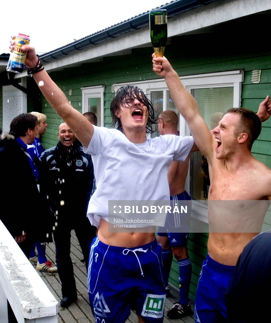 Mikael Lustig, Christian Söderberg, Sundsvall, jubel