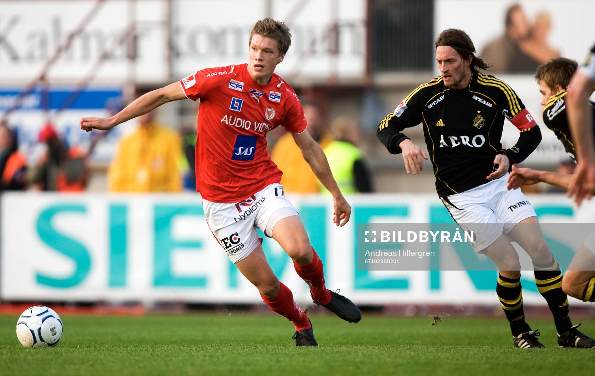 Viktor Elm, Kalmar och Mats Rubarth, AIK