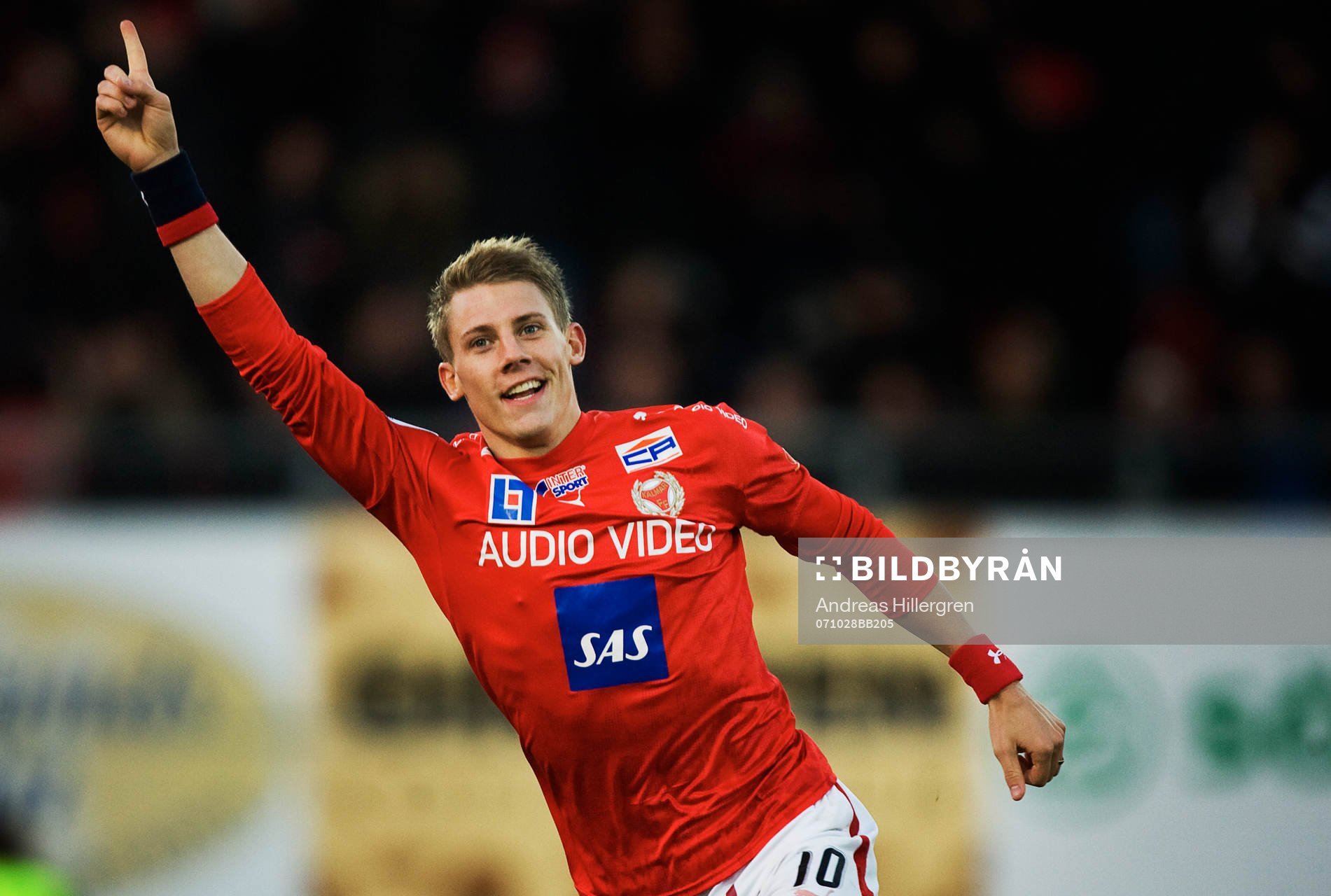 Patrik Ingelsten, Kalmar gör 1-0, jubel