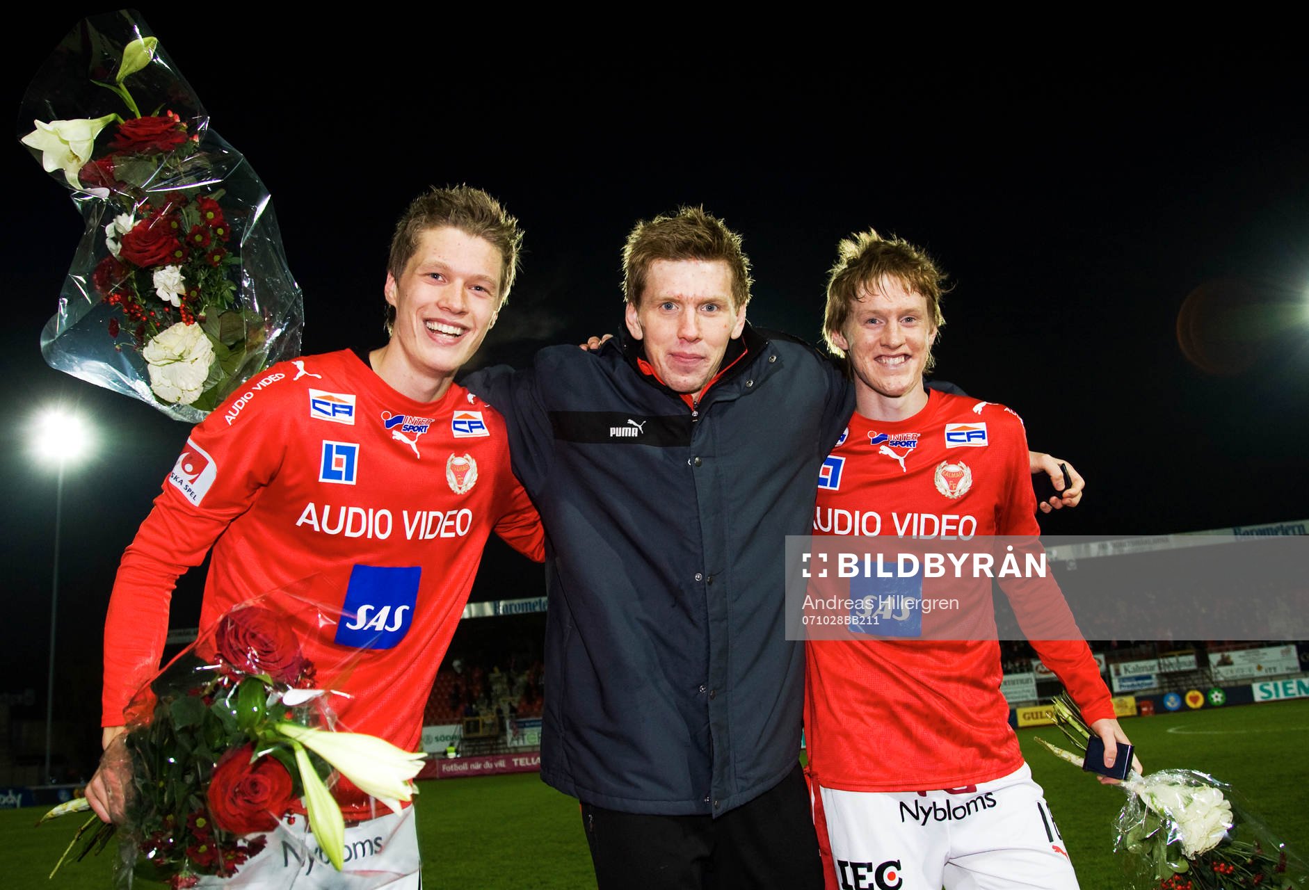 David Elm, Viktor Elm och Rasmus Elm, Kalmar