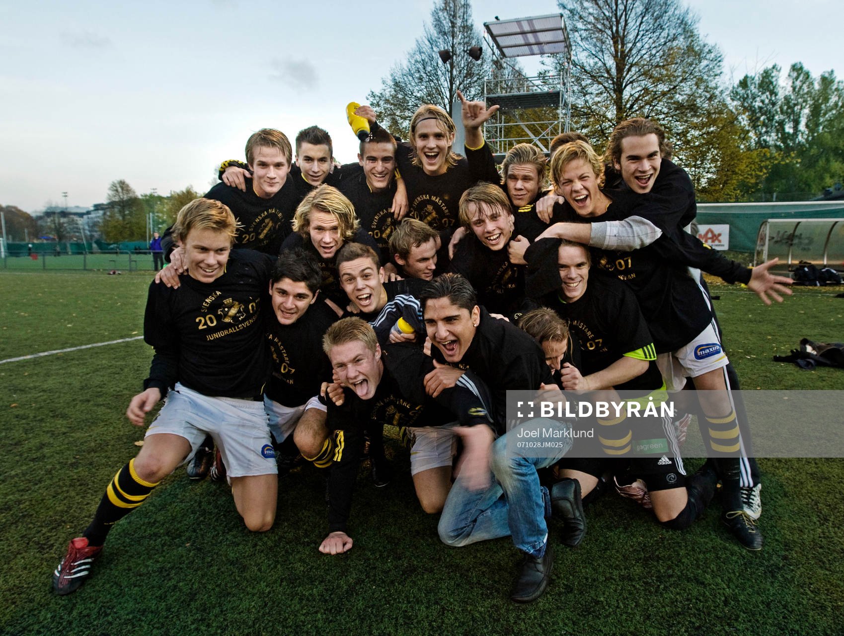 Lagbild, AIK JSM-mästare 2007