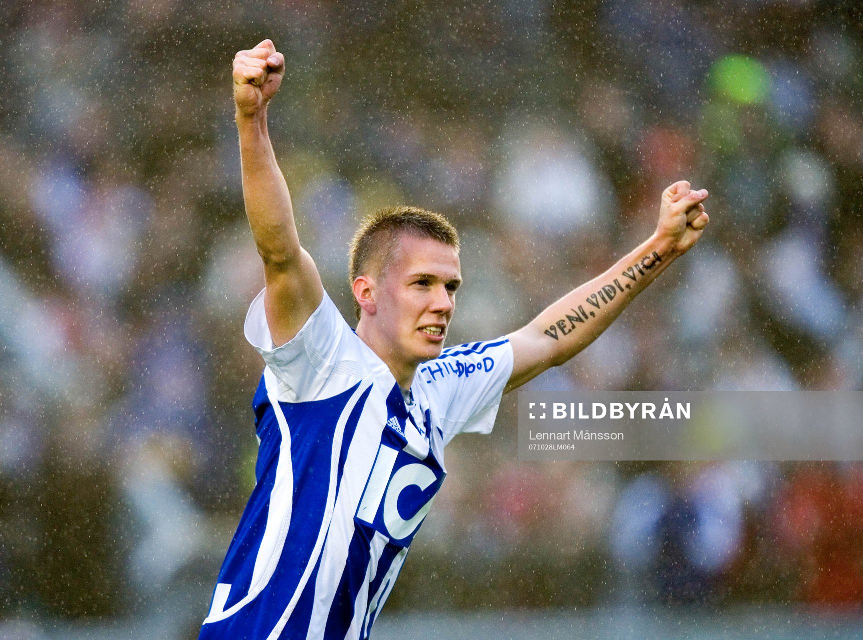 2-0, Pontus Wernbloom, jubel