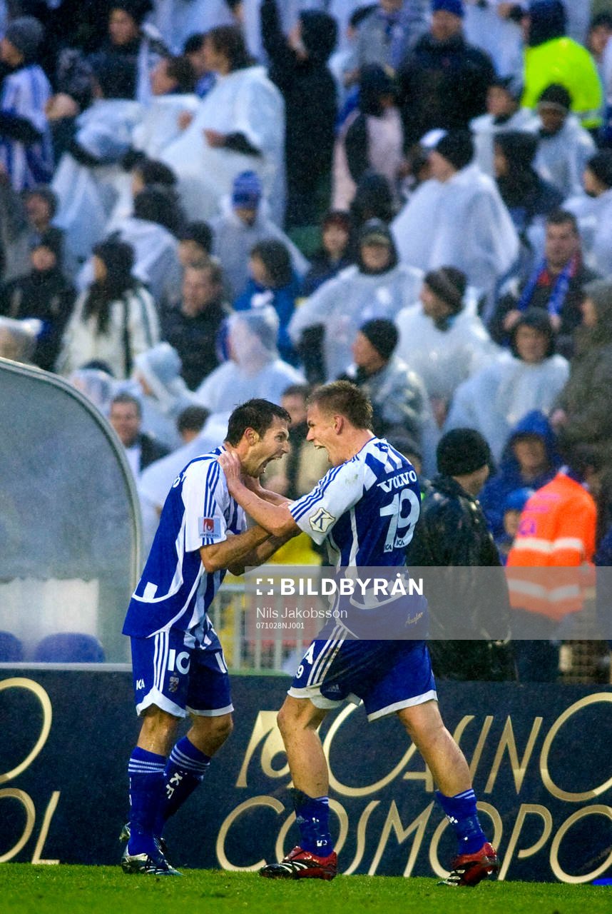 Mattias Bjärsmyr, Pontus Wernbloom, IFK Göteborg, jubel