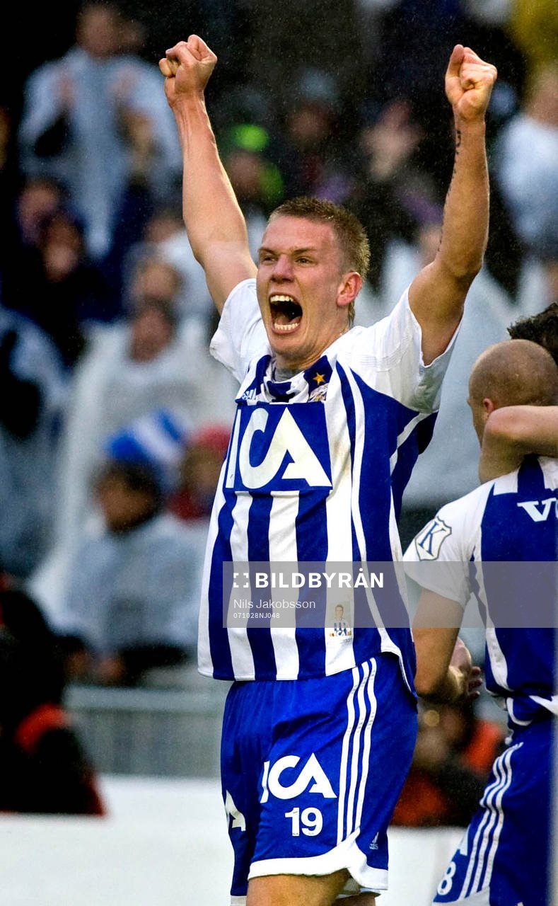 Pontus Wernbloom, IFK Göteborg, jubel