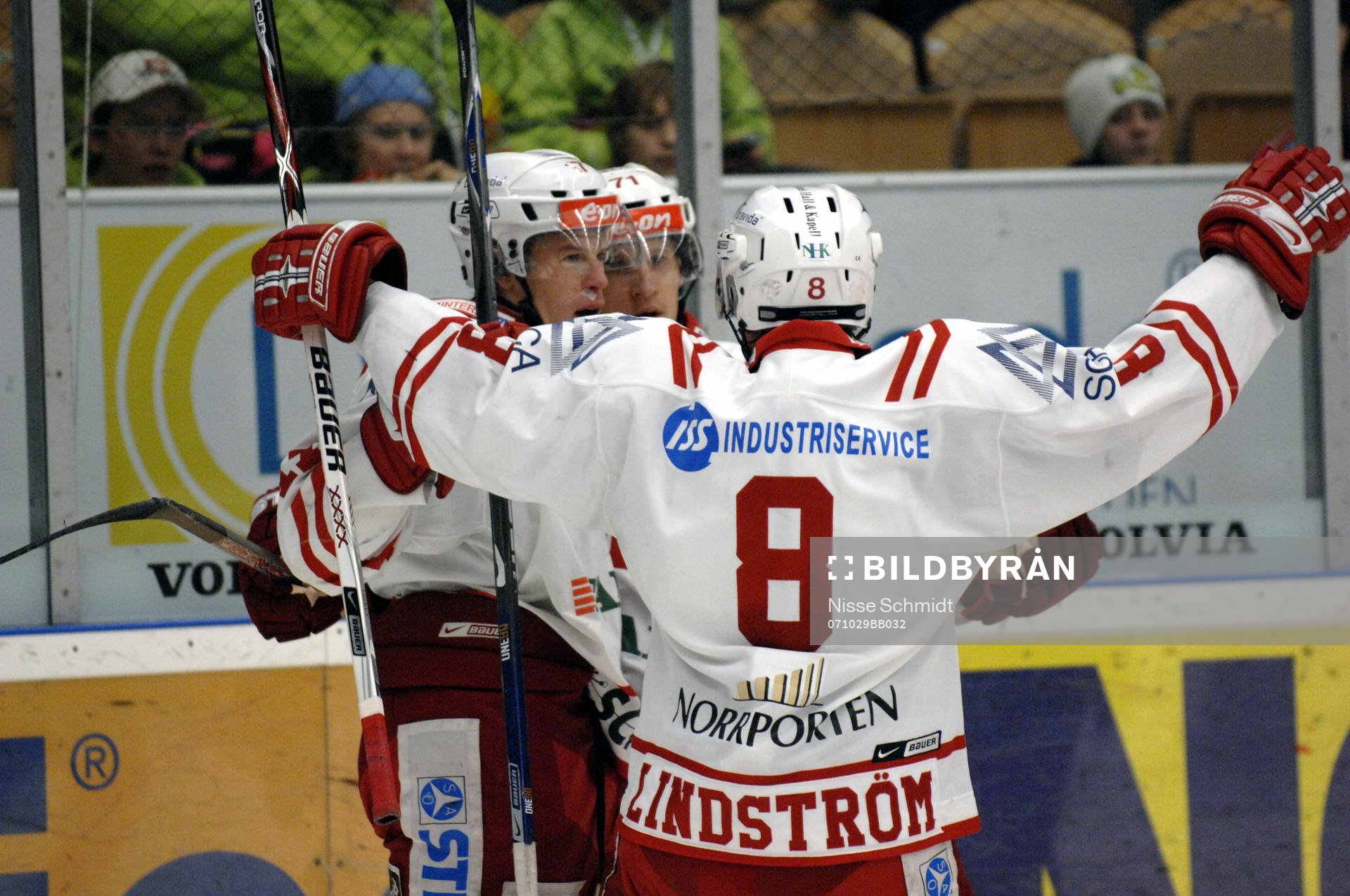 Johan Andersson, Jonathan Hedström och Sanny Lindström,