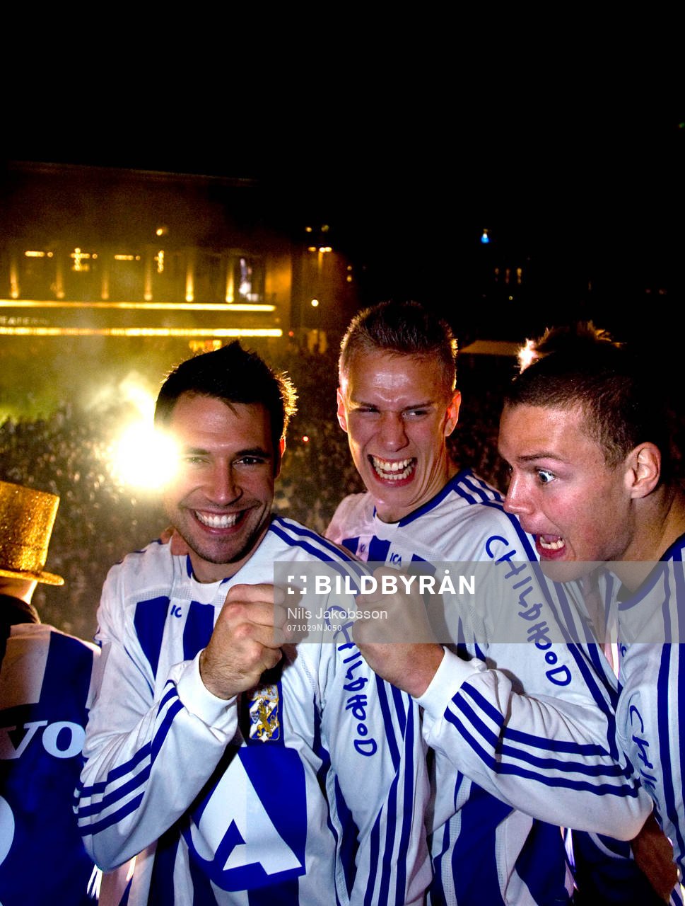 Stefan Selakovic, Pontus Wernbloom och Ragnar Sigurdsson,