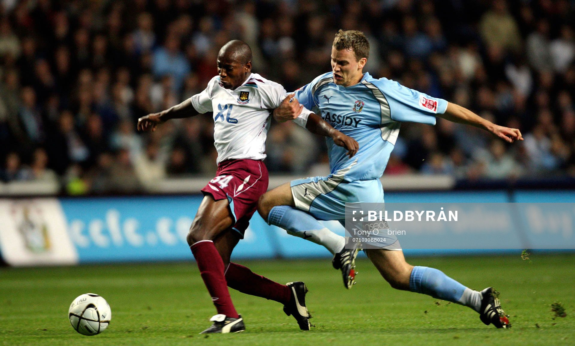 Fotboll, engelsk, Ligacupen, Coventry City - West Ham
