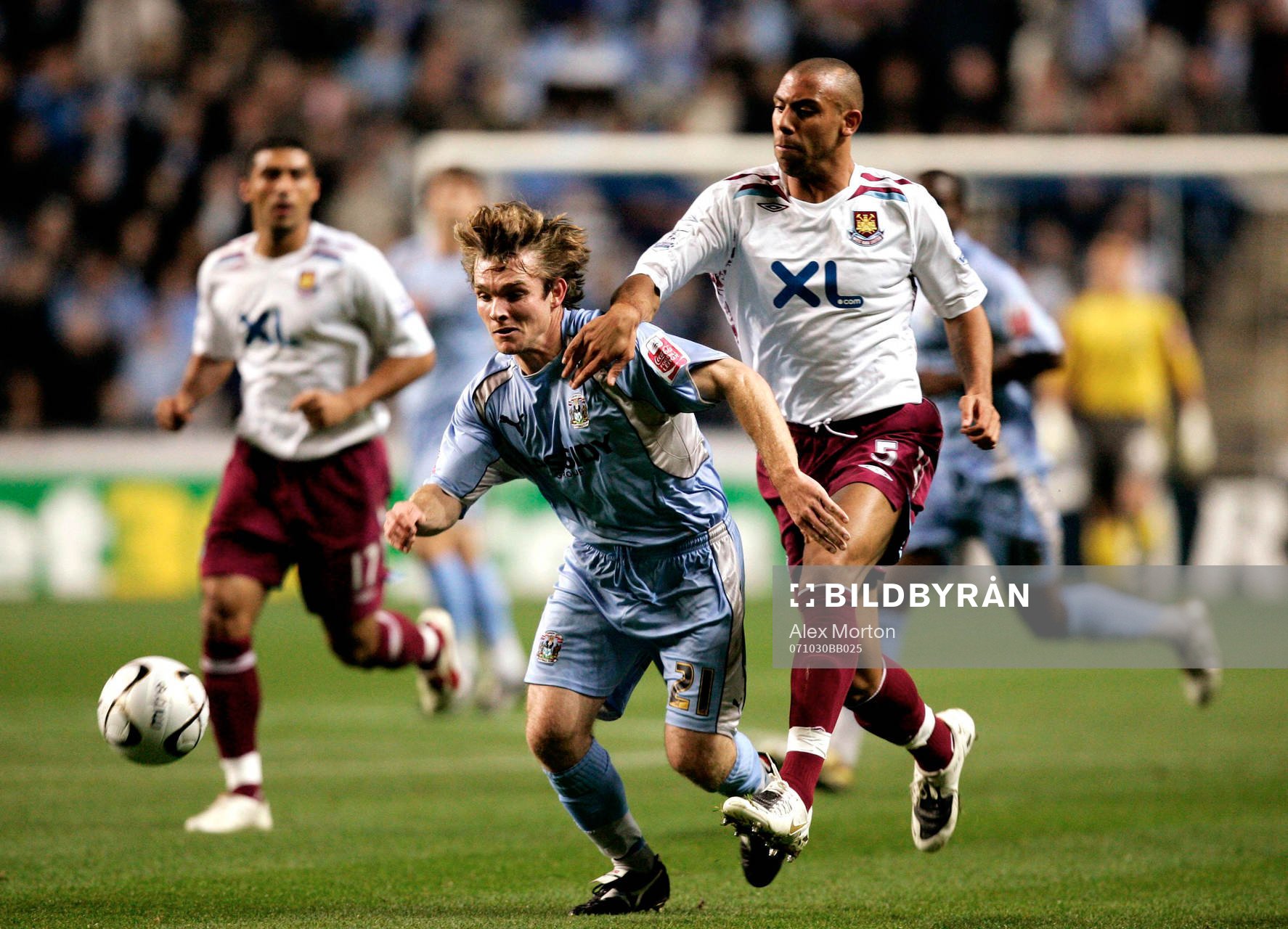 Fotboll, engelsk, Ligacupen, Coventry City - West Ham