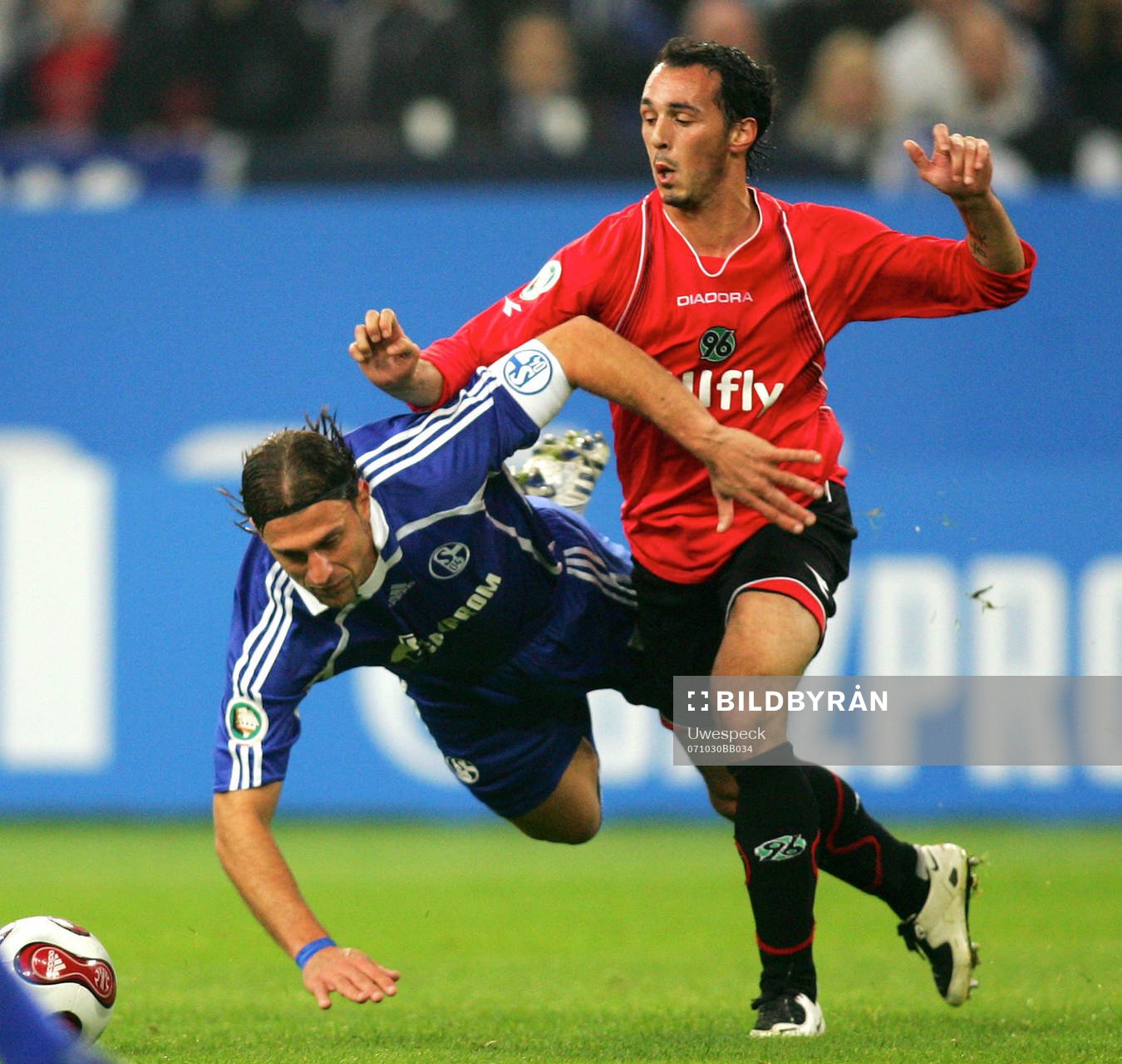  Marcelo Bordon, Schalke och Sergio Pinto, Hannover.