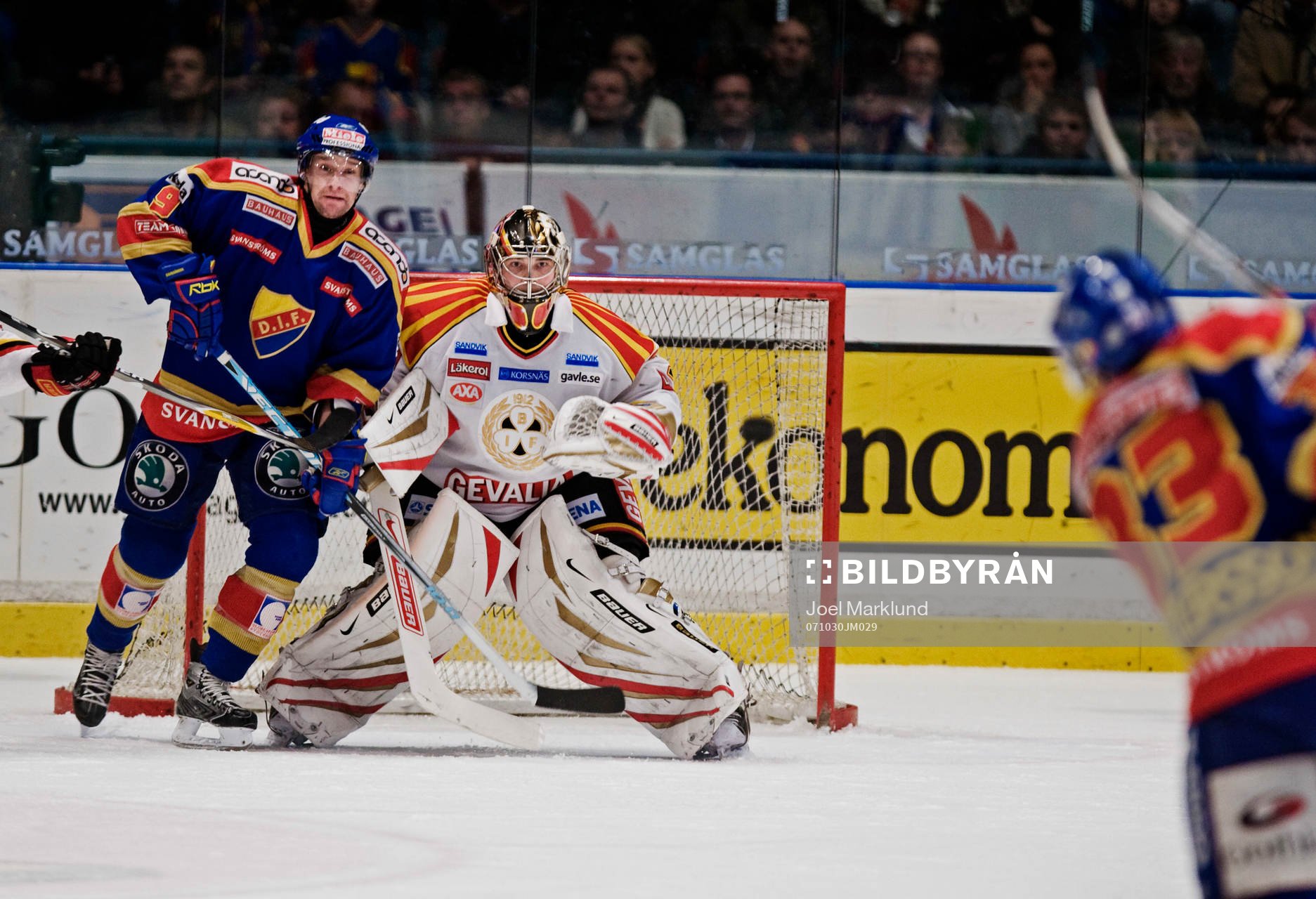 Kristofer Ottosson, Djurgården, oroar framför Markus