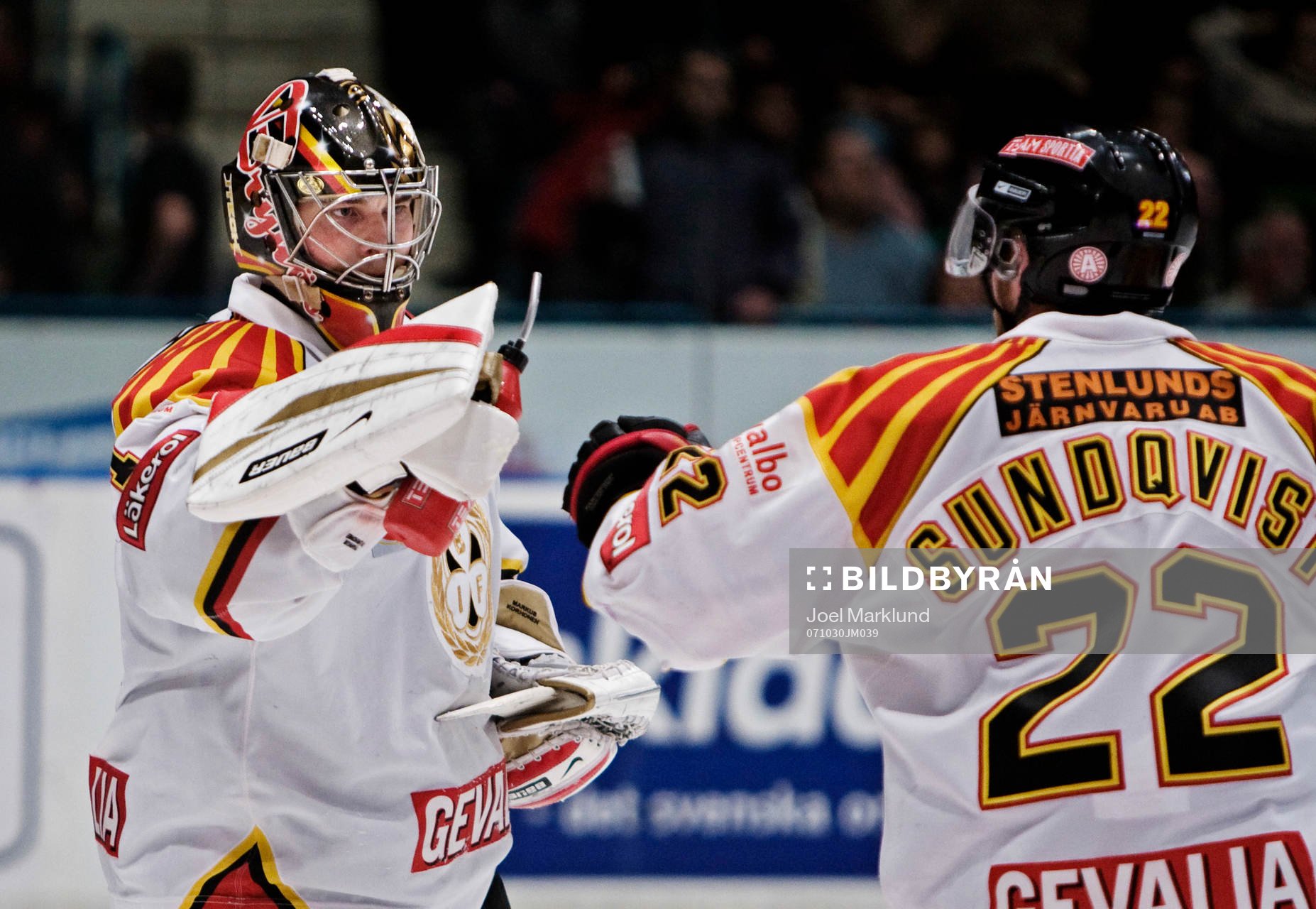 Markus Korhonen, målvakt, Brynäs, räddade Brynäs i