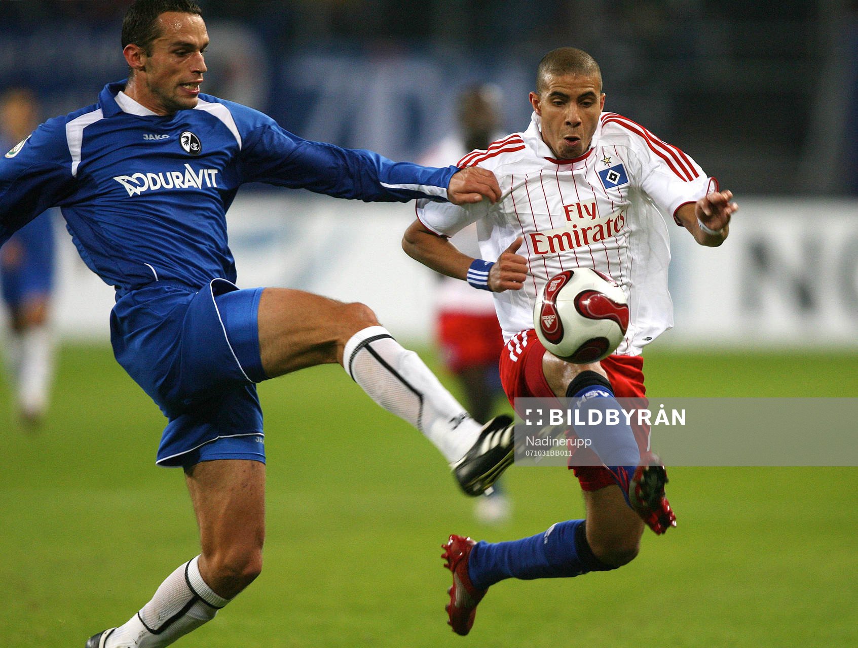  Pavel Krmas, Freiburg och Mohamed Zidan, Hamburg.