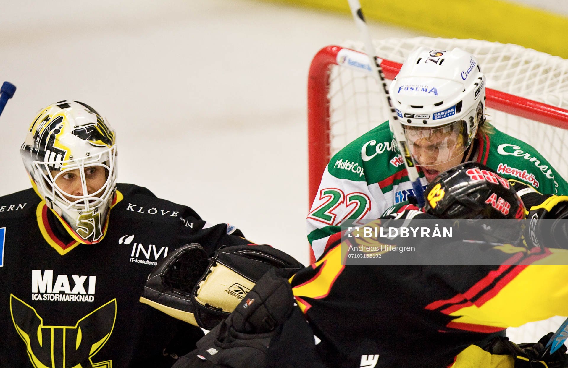 Tommy Enström, Rögle, Johan Thalberg, målvakt och