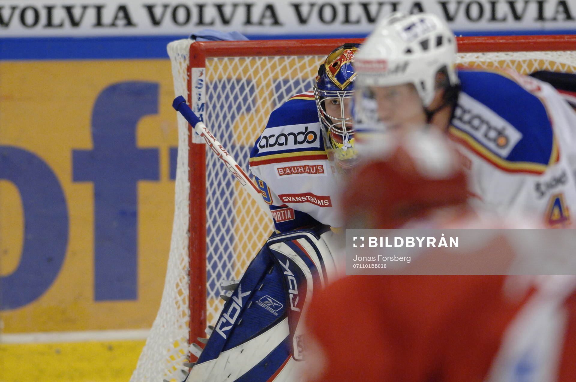 Stefan Ridderwall, målvakt, och Ossi Väänänen,