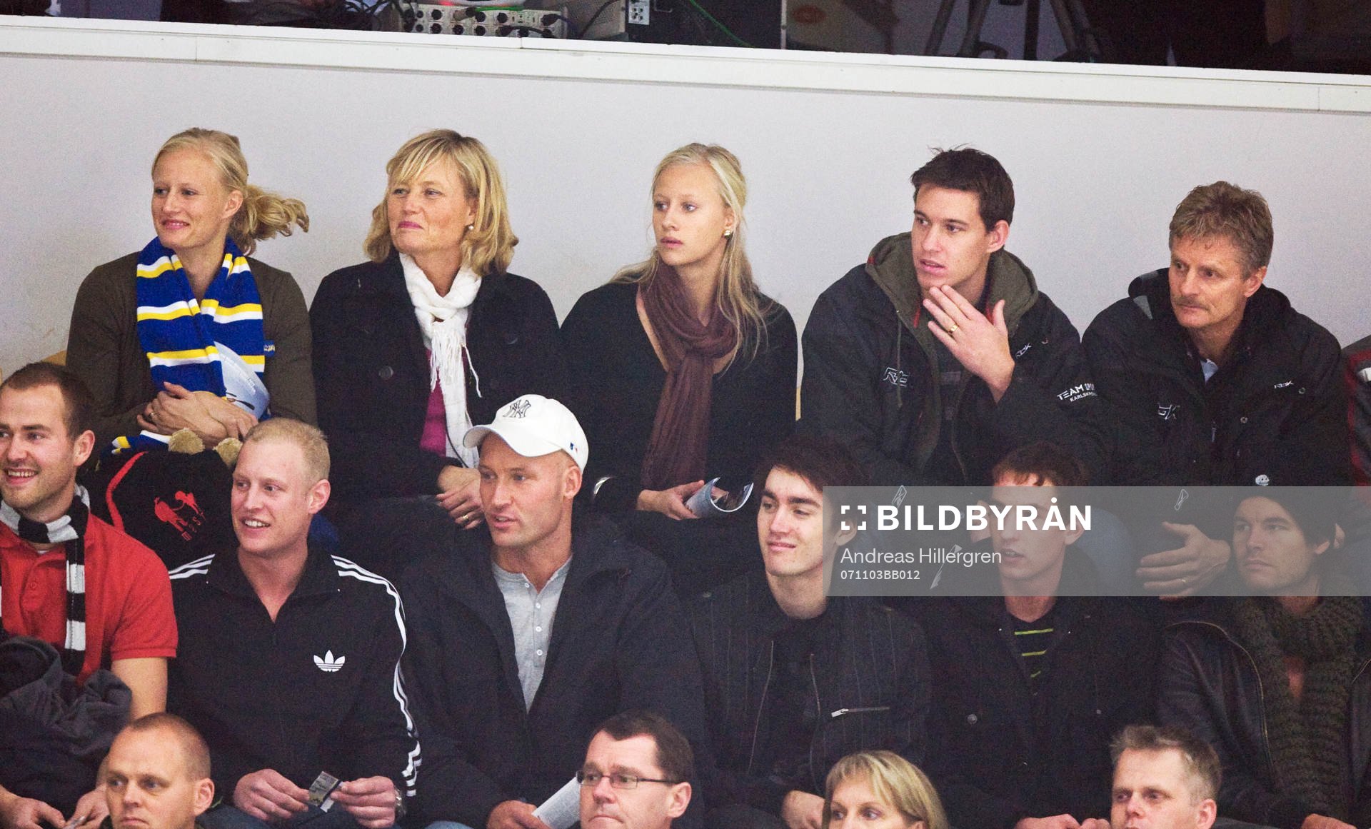 Carolina Klüft med familj på plats, Patrik Kristiansson,