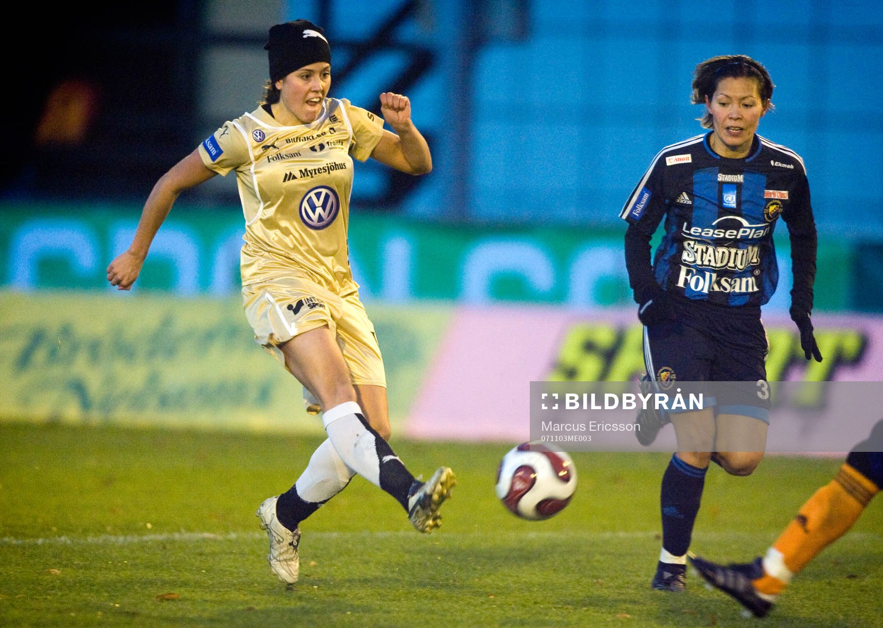 Madeleine Edlund, Umeå Sparkar in 0-1