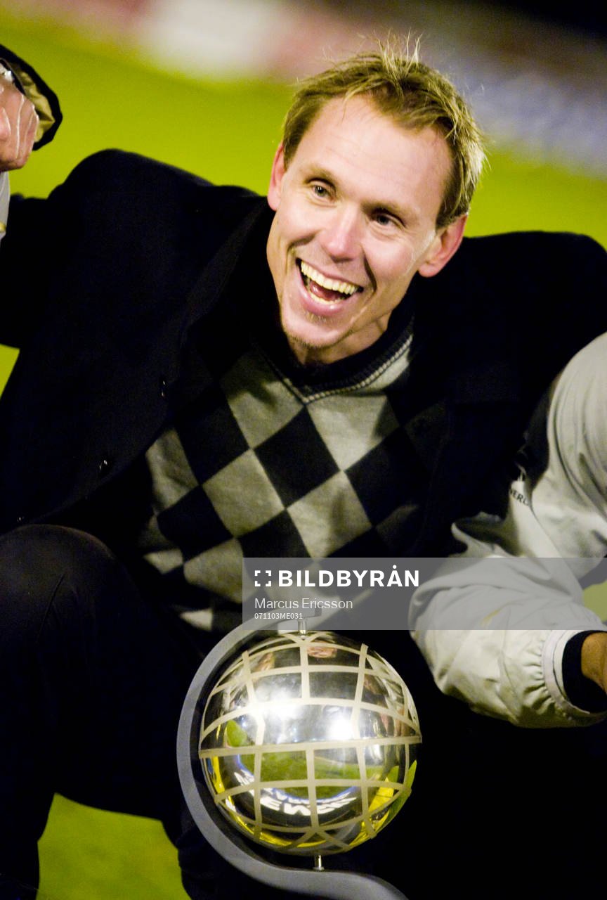  Andrée Jeglertz, tränare, Umeå. Svenska mästare, SM-guld, pokal.