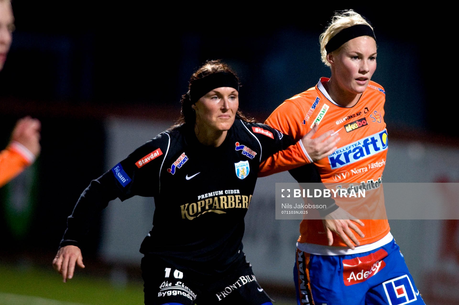   Salina Olsson, Kopparbergs Göteborg, Hanna Marklund, Sunnanå.